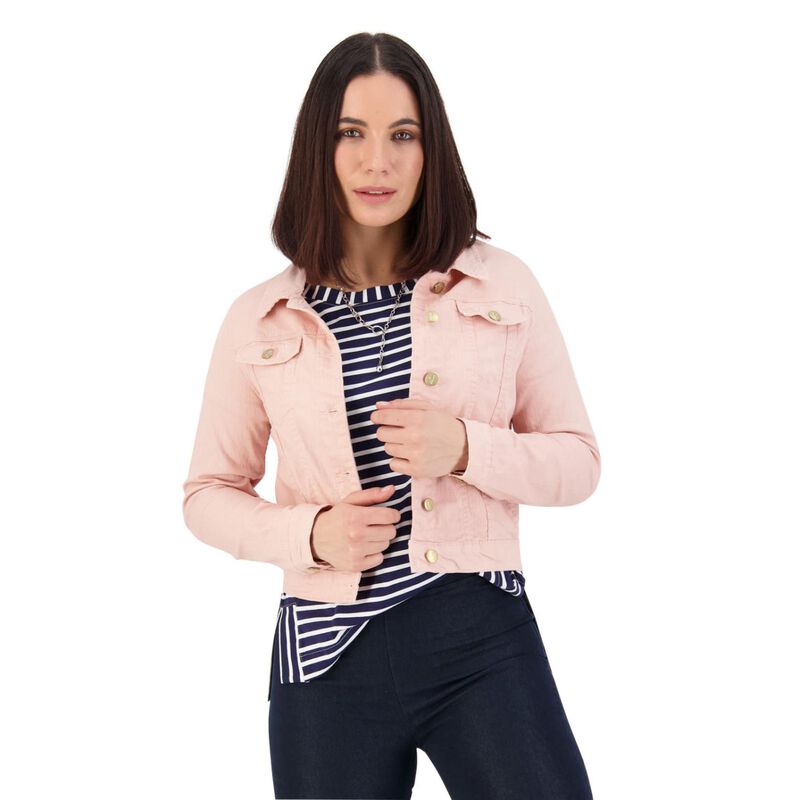 Vassalli Distressed Denim Jacket image number 0